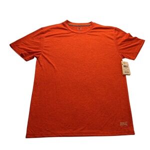 Everlast Sport Men's Heather Tee Orange Wicking Active Shirt Medium New NWT